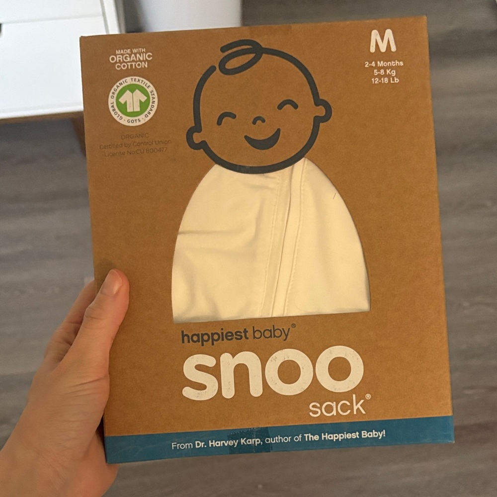 Happiest Baby Snoo Sack Baby Sleep Sack - Cream M